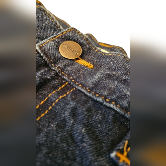 Carhartt Blue Relaxed Jeans - Sz 44 X 32 - Picture 5 of 6